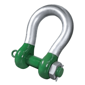 Green Pin® Heavy Duty Polar Bow Shackle with Safety Nut and Bolt Pin – GPPOLHD, Grade 8 Alloy Steel Arctic Lifting Shackle