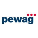 Pewag lifting chains and equipment logo blue and red