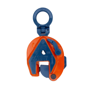 Crosby IPU10J Wide Jaw Vertical Plate Lifting Clamp with Hinged Hoisting Eye - 500kg to 30t WLL
