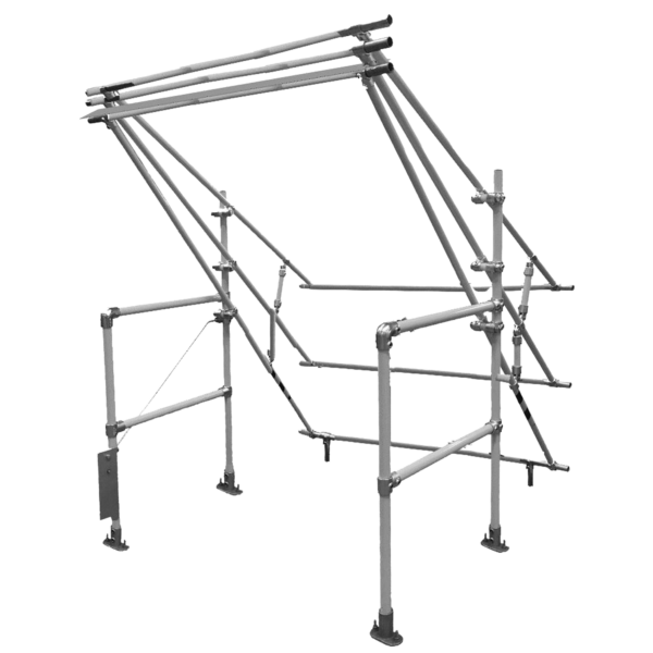 Mezz Barrier Delta Pallet Gate Raised