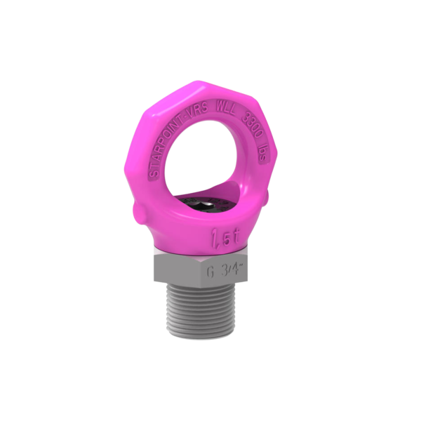 RUD VRSG Starpoint Lifting Eye Point with pipe thread in pink