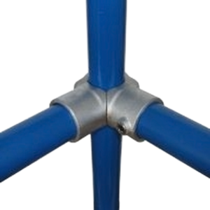 Interclamp D48-117X Retro-fit Middle Corner Handrail Tube Connector (2 Sockets 2 Plates)