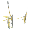 Mezz Barrier Sigma Pallet Gate Open