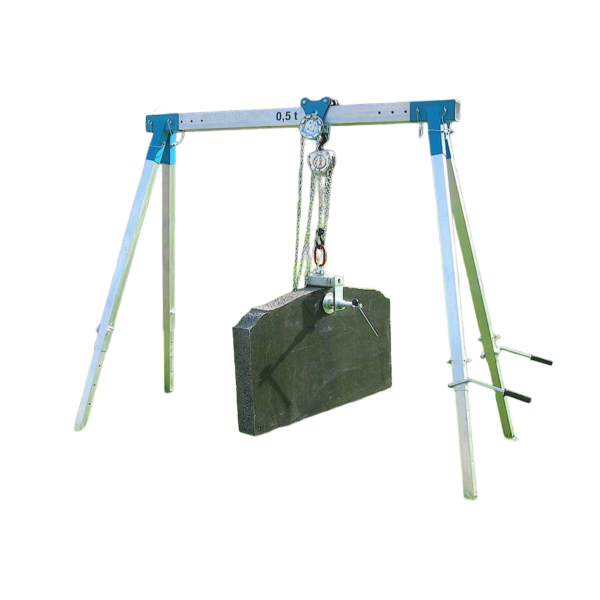 WiMAG Portable Aluminum Gantry Lifting Grave Stone
