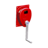 Haacon Type 220 wall mounted hand winch powder coated red hand winch