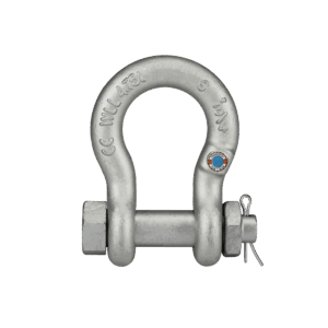 Yoke Offshore DA 808 Bow Shackle Screw Pin with Safety Pin - 2t-35t WLL