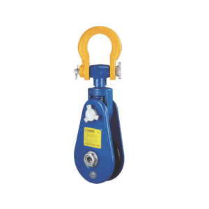 Yoke YSB Forged Snatch Block with Shackle - 12t-15t WLL (19-22mm Wire Rope)
